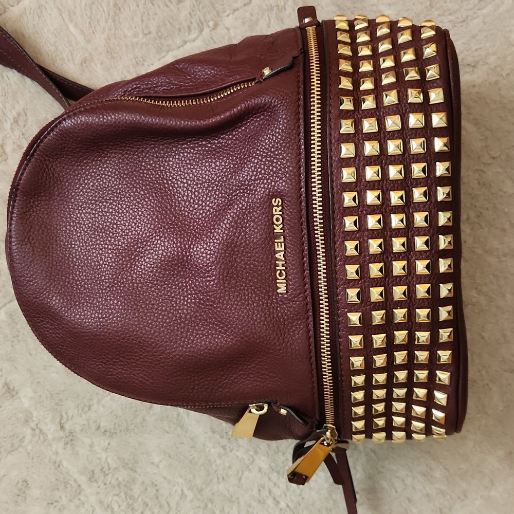 Micheal Kors Studded Backpack